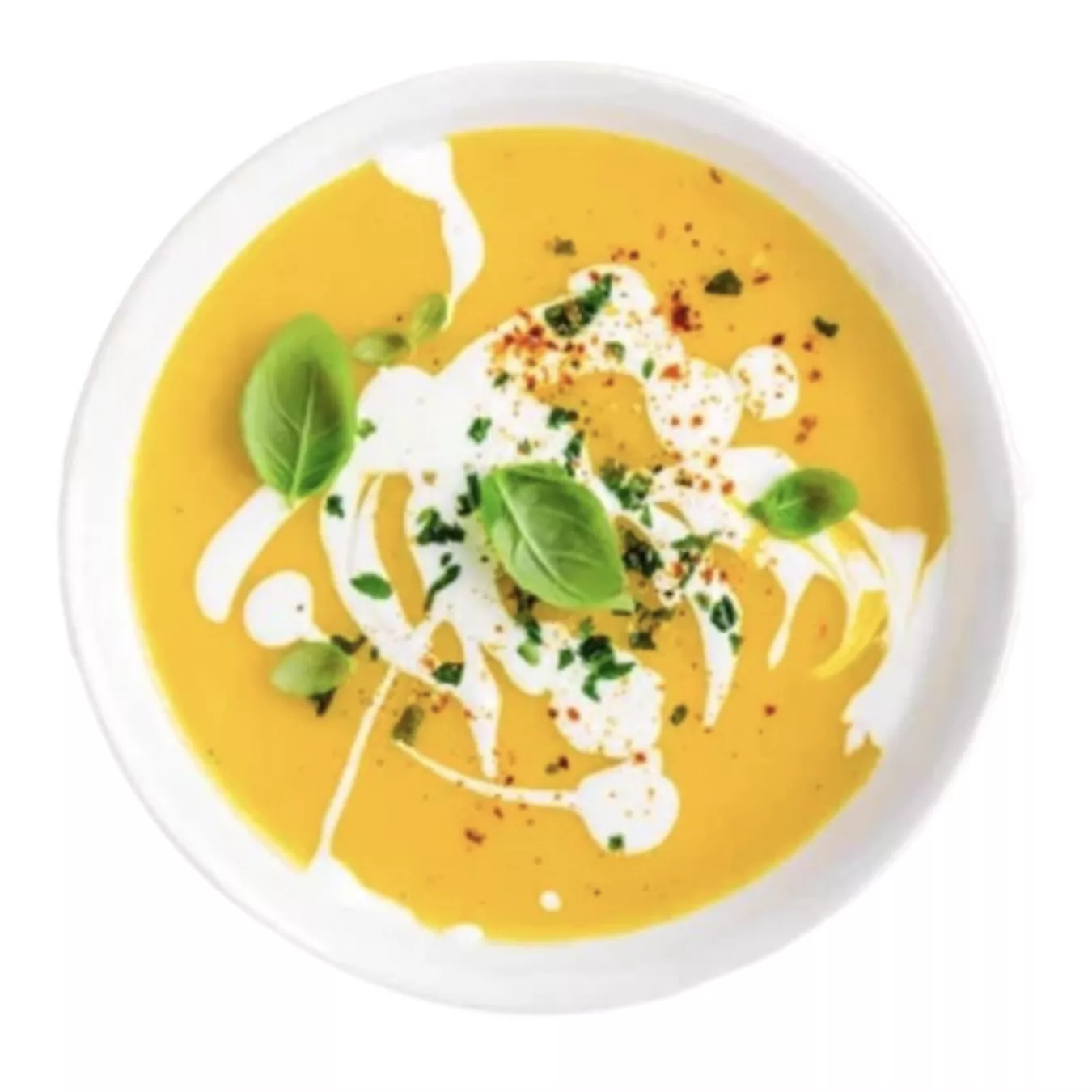 Carrot, Potato And Ginger Soup.