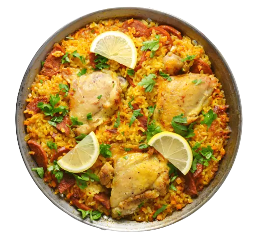 Paella Pollo.