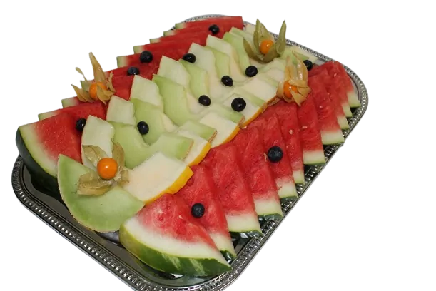 A Plate Of Melon.