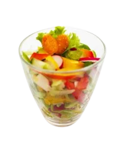 Fruit Salad In A Glass.